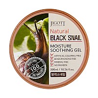 Гел за лице и тяло с охлюв Jigott Natural Black Snail Moisture Soothing Gel 300ml