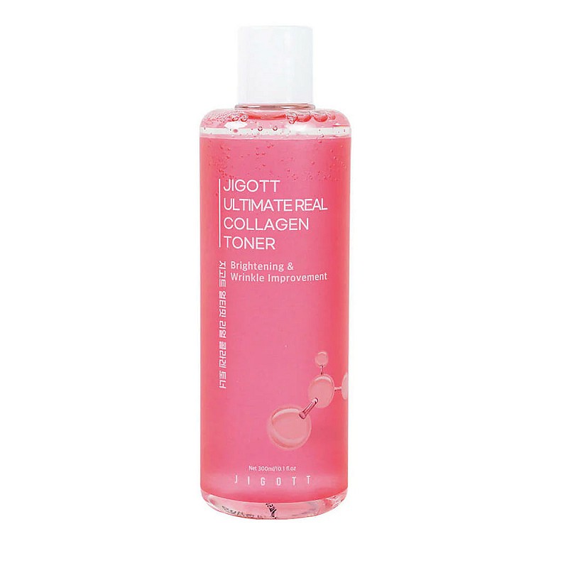 Озаряващ и хидратиращ тонер с колаген Jigott Ultimate Real Collagen Toner 300ml