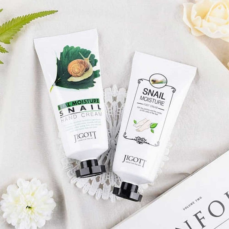 Сет грижа за ръце и крака Jigott Real Moisture Hand & Foot Cream Set