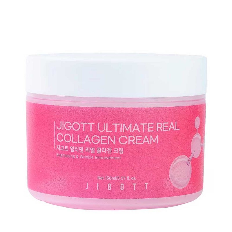 Крем за лице за стегната и гладка кожа Jigott Ultimate Real Collagen Cream 150 ml