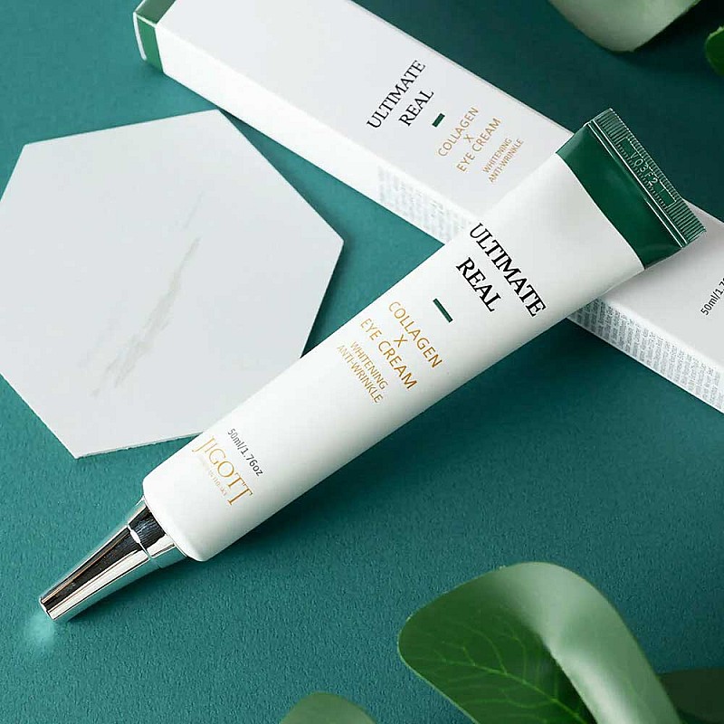 Околоочен крем с колаген Jigott Ultimate Real Collagen Eye Cream 50ml