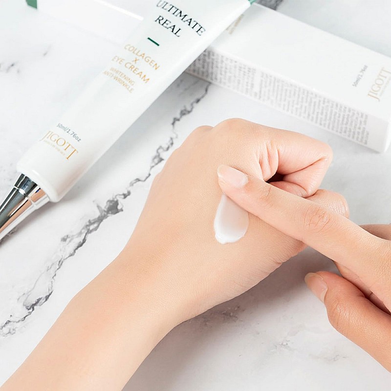 Околоочен крем с колаген Jigott Ultimate Real Collagen Eye Cream 50ml