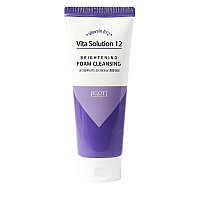 Почистваща пяна с изсветляващ ефект Jigott Vita Solution 12 Brightening Foam Cleansing 180ml