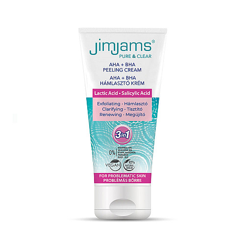 Пилинг за лице за всеки тип кожа JimJams AHA+BHA Peeling Cream 75ml