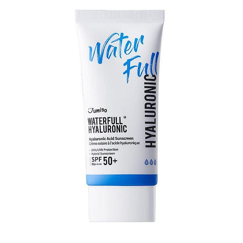 Слънцезащитен крем с хибридни филтри Jumiso Waterfull Hyaluronic Acid Sunscreen SPF50+ 50ml