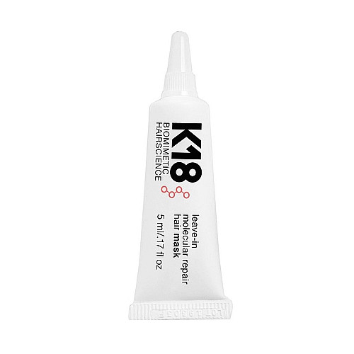 Възстановяваща терапия с моментално действие K18 Leave-in molecular repair hair mask 5ml