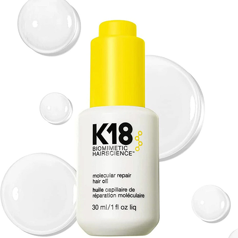 Мулекулярно олио за възстановяване на косата K18 Biomimetic Hairscience Molecular Repair Hair Oil 30 ml