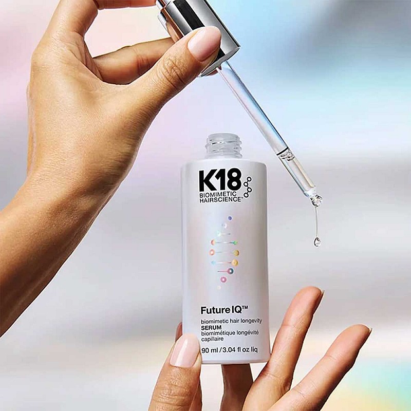 Биомиметичен серум против косопад и ранно побеляване K18 FutureIQ 90ml