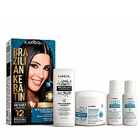 Комплект за кератиново изправяне и интензивна хидратация Kareol Brazilian Keratin Extra Hydra Kit