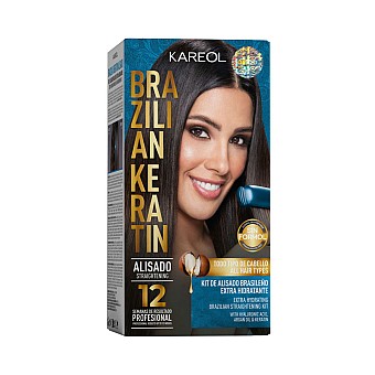 Комплект за кератиново изправяне и интензивна хидратация Kareol Brazilian Keratin Extra Hydra Kit