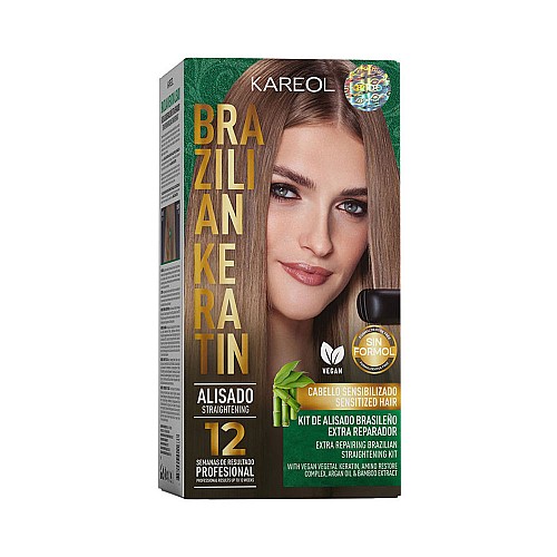 Кератинова терапия за боядисана коса Kareol Brazilian Keratin Extra Repair Kit