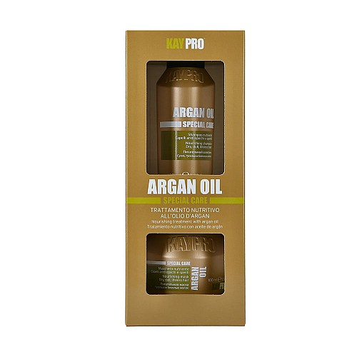 Мини комплект шампоан и маска с арган KAYPRO Argan Oil Mini Size Kit 2x100ml