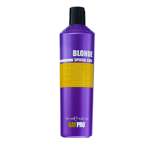 Сапфирен шампоан за неутрализиране на жълтите оттенъци KAYPRO Blonde Shampoo 350ml