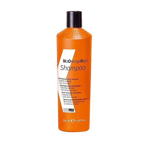 Шампоан за тъмна коса против нежелани оранжеви оттенъци Kaypro No Orange Gigs Anti-Orange Shampoo 350ml