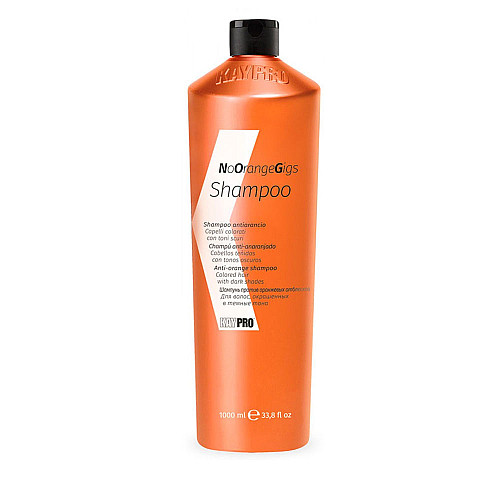 Шампоан за тъмна коса против нежелани оранжеви оттенъци Kaypro No Orange Gigs Anti-Orange Shampoo 1000ml