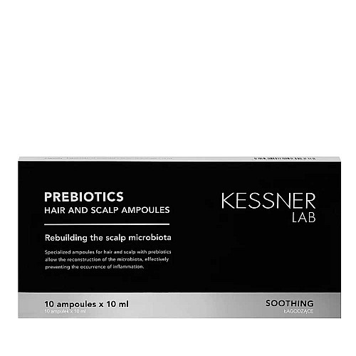 Успокояващи ампули за чувствителен скалп с пребиотици Kessner Prebiotics 10x10ml