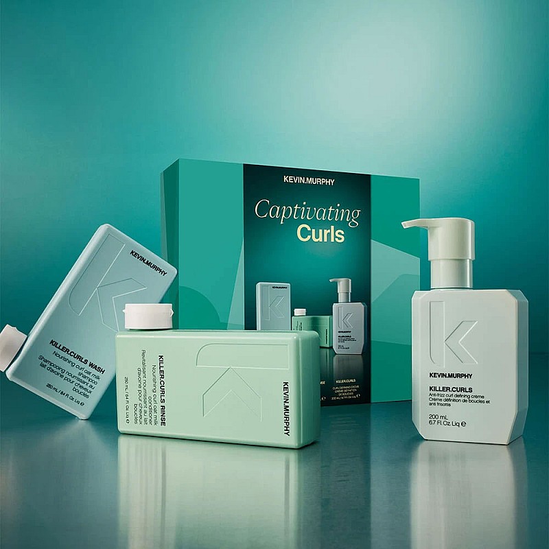 Комплект за оформени, еластични и блестящи къдрици Kevin Murphy Captivating Curls