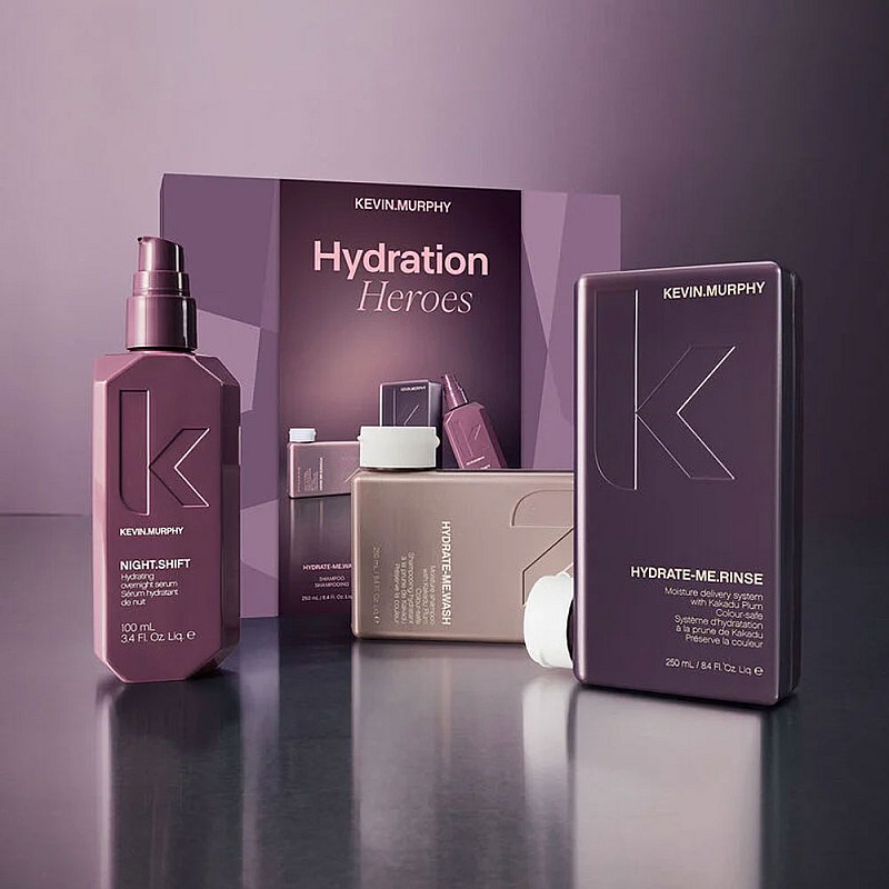 Комплект за дълбока хидратация и нощно възстановяване Kevin Murphy Hydration Heroes