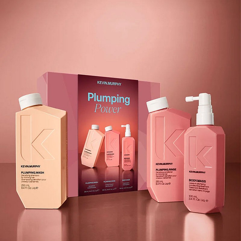 Комплект за уплътняване и укрепване на тънка коса Kevin Murphy Plumping Power