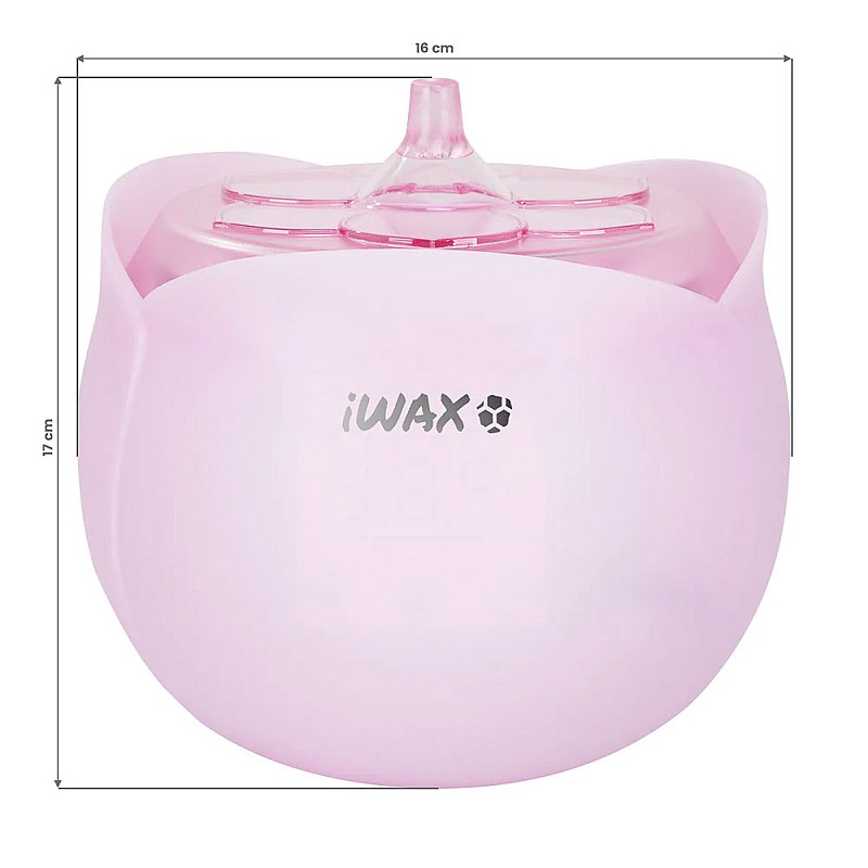 Нагревател за топла кола маска розов iWax Flower 450ml 