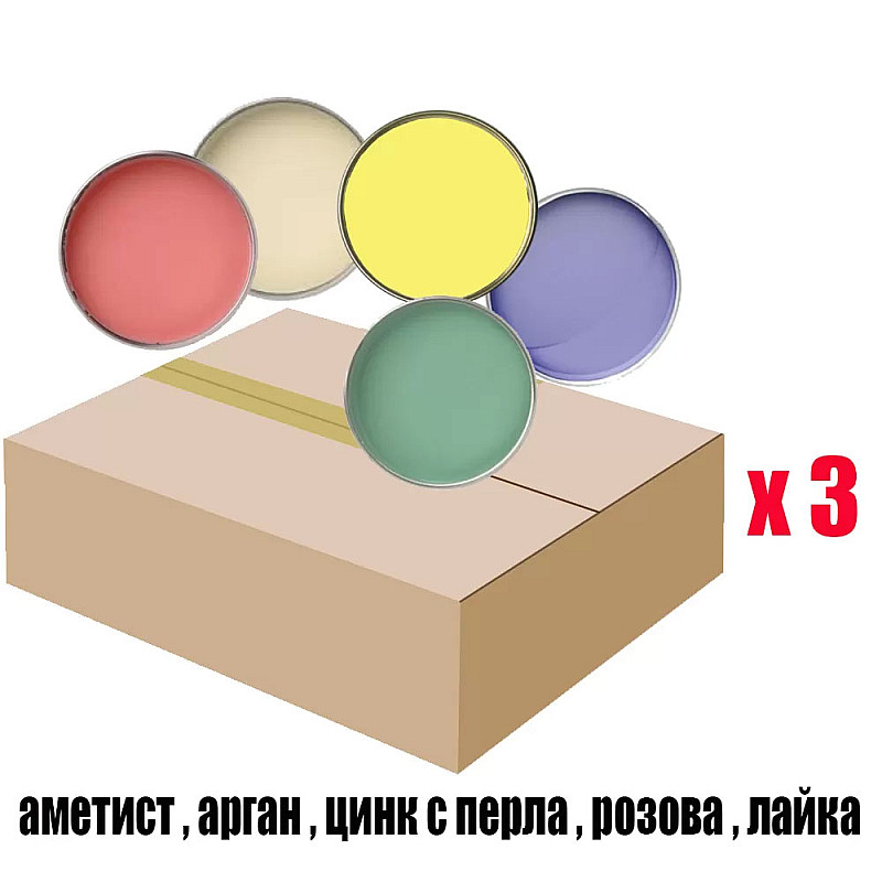 Кашон с кола маска кутии 3 х 800мл. / LUXE BOX 800