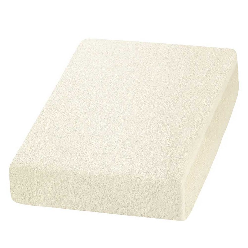 Бежов хавлиен чаршаф за кушетка