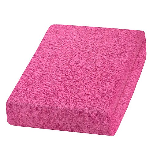 Розов хавлиен чаршаф за кушетка