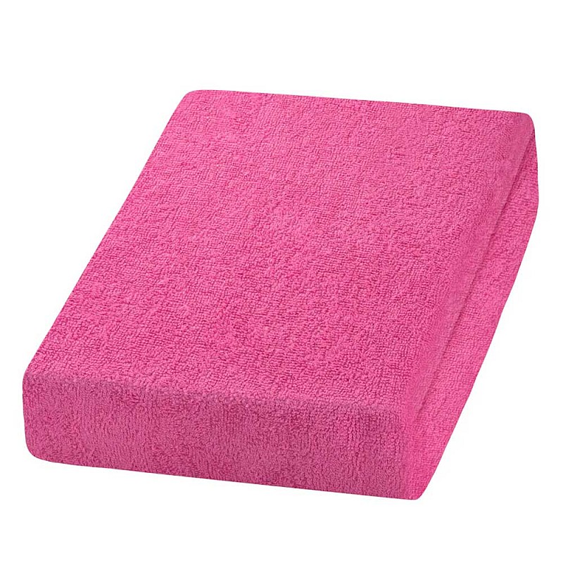 Розов хавлиен чаршаф за кушетка