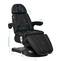 Козметична кушетка Azzurro Lux 3М Black