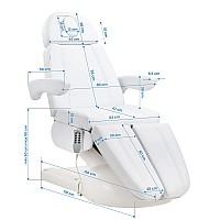 Електрически стол за педикюр Azzurro Lux Pedi 5M White