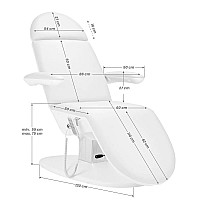 Електрическа кушетка с 3 мотора ECLIPSE 2240K White