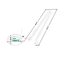 LED Лампа лупа  на стойка S4