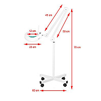 LED Лампа лупа  на стойка S4