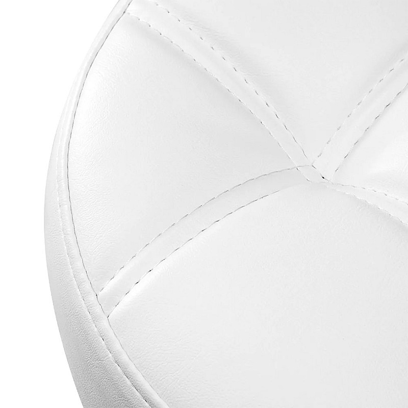 Фризьорски помощен стол Gabbiano D054G gold white