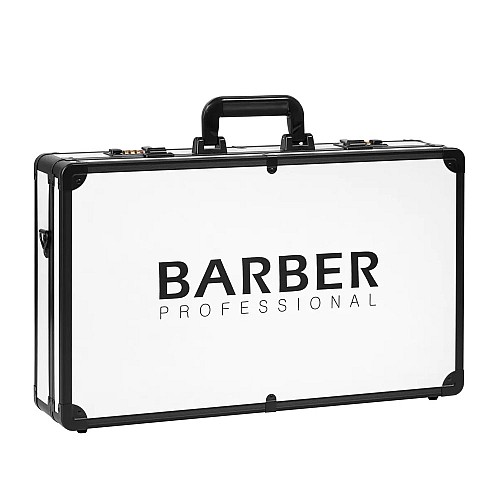 Куфар за фризьорски и бръснарски инструменти Barber Black&White