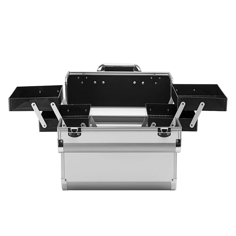 Козметичен куфар сребърно SC40