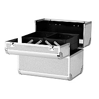 Козметичен куфар сребърен SC 44