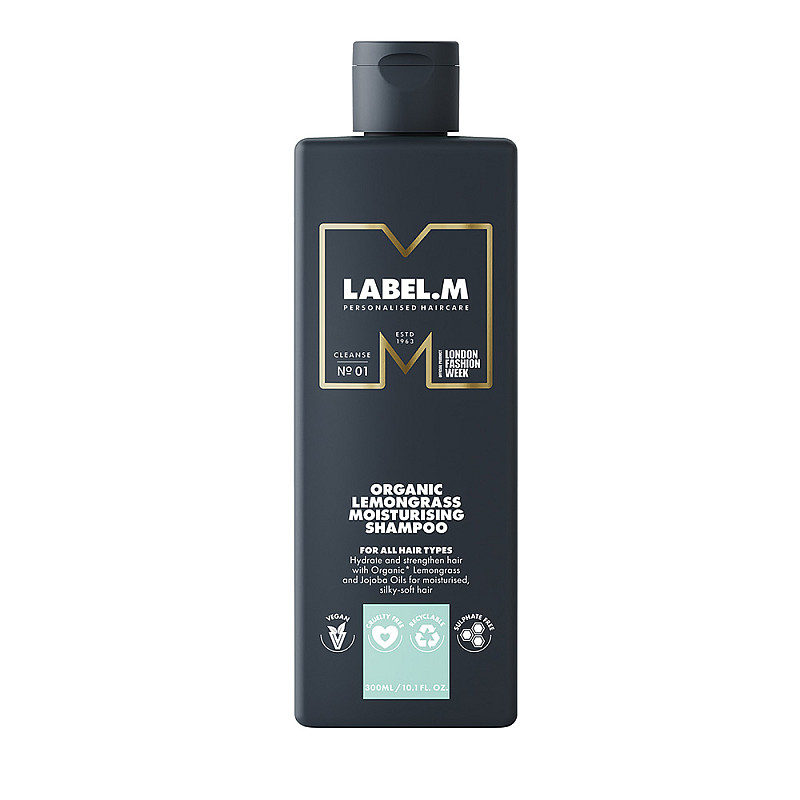 Органичен хидратиращ шампоан Label M Organic Lemongrass Moisturising Shampoo 300ml 