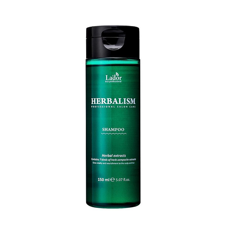 Шампоан против косопад с билкови екстракти и аминокиселини Lador Herbalism Shampoo 150ml