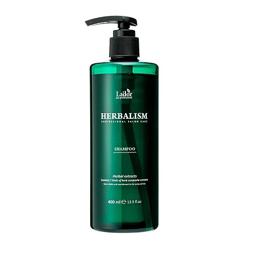 Шампоан против косопад с билкови екстракти и аминокиселини Lador Herbalism Shampoo 400ml