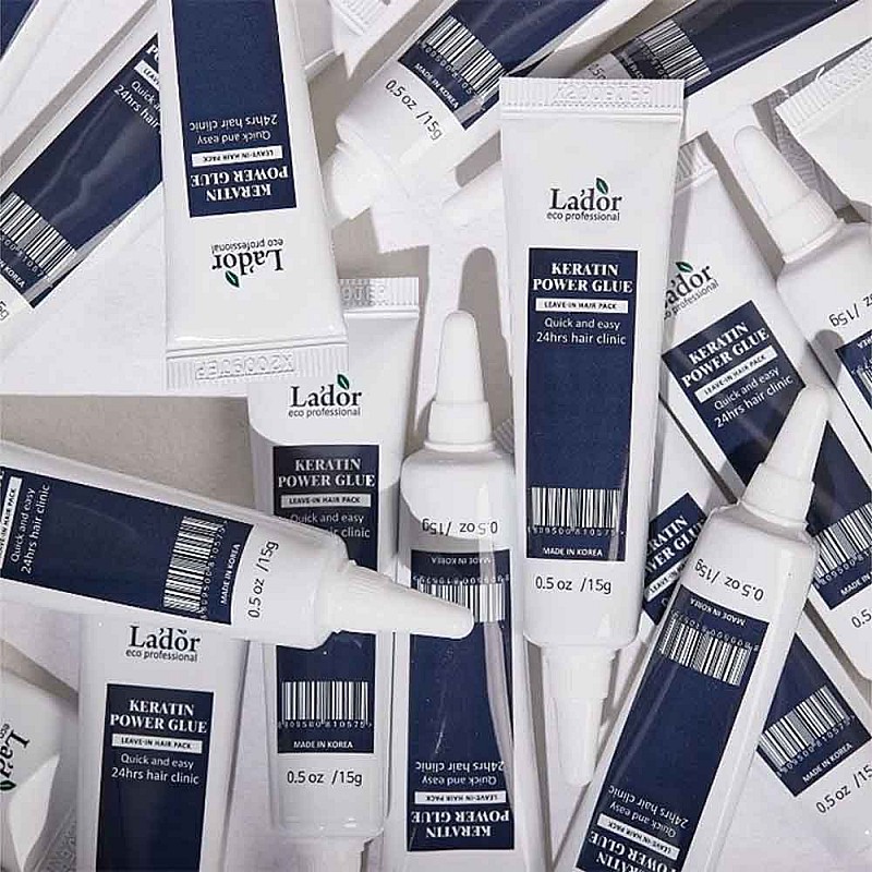 Интензивно възстановяващ серум без отмиване с кератин Lador Keratin Power Glue 4x15g