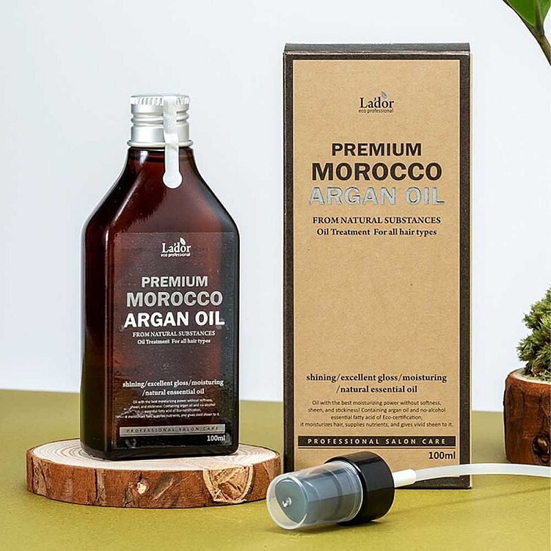 Подхранващо арганово олио за суха и увредена коса Lador Premium Morocco Argan Oil 100ml