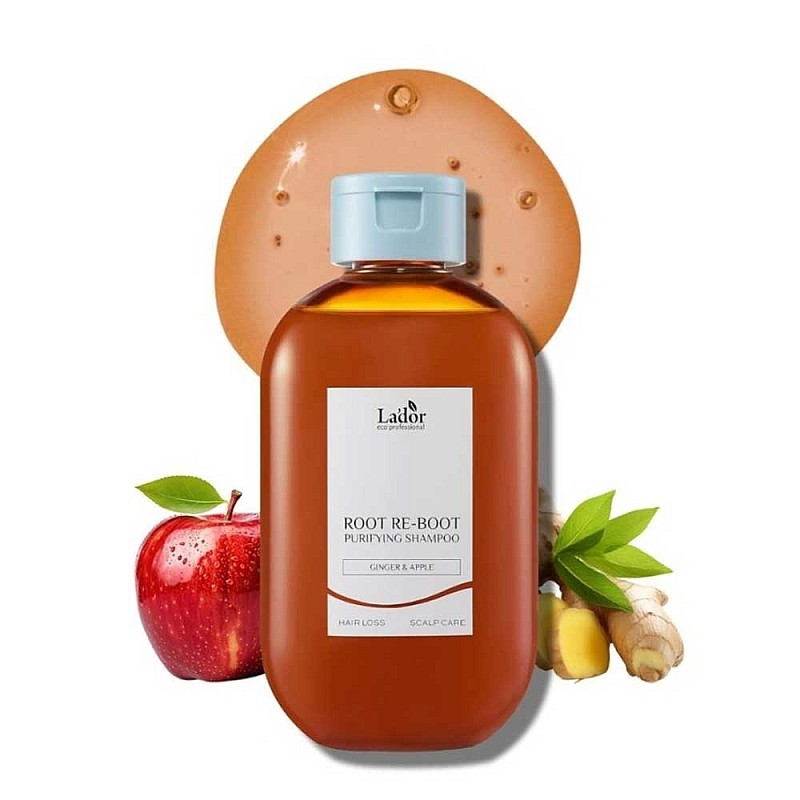 Дълбоко почистващ шампоан за мазен и чувствителен скалп LADOR Root Re-Boot Purifying Shampoo 300ml