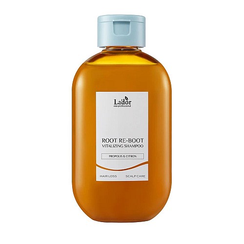 Подхранващ шампоан с прополис и кератин за суха и увредена коса Lador Root Re-Boot Vitalizing Shampoo 300ml