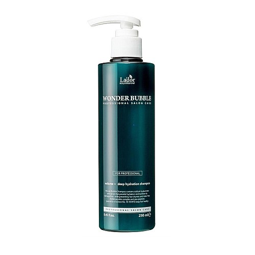Хидратиращ и изглаждащ шампоан с хиалуронова киселина и пептиди Lador Wonder Bubble Shampoo 250ml