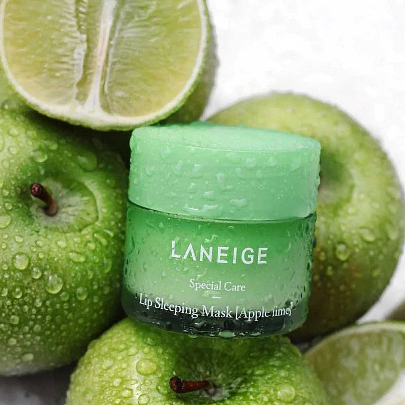 Маска за устни с ябълка и лайм Laneige Lip Sleeping Mask EX Apple Lime 20g