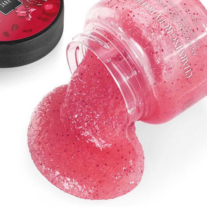 Скраб за тяло с аромат на нар Lavish Care Body Scrub Charming Ruby Potion 250ml