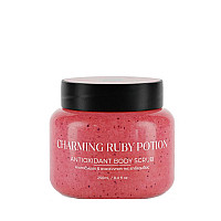 Скраб за тяло с аромат на нар Lavish Care Body Scrub Charming Ruby Potion 250ml