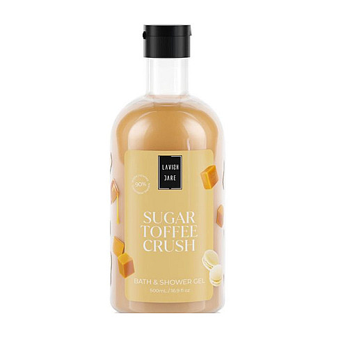 Душ гел с карамел  Lavish Care Sugar Toffee Crush 500ml