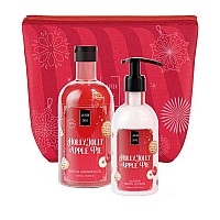 Комплект душ гел и лосион за тяло ябълков пай Lavish Care Holly Jolly Apple Pie